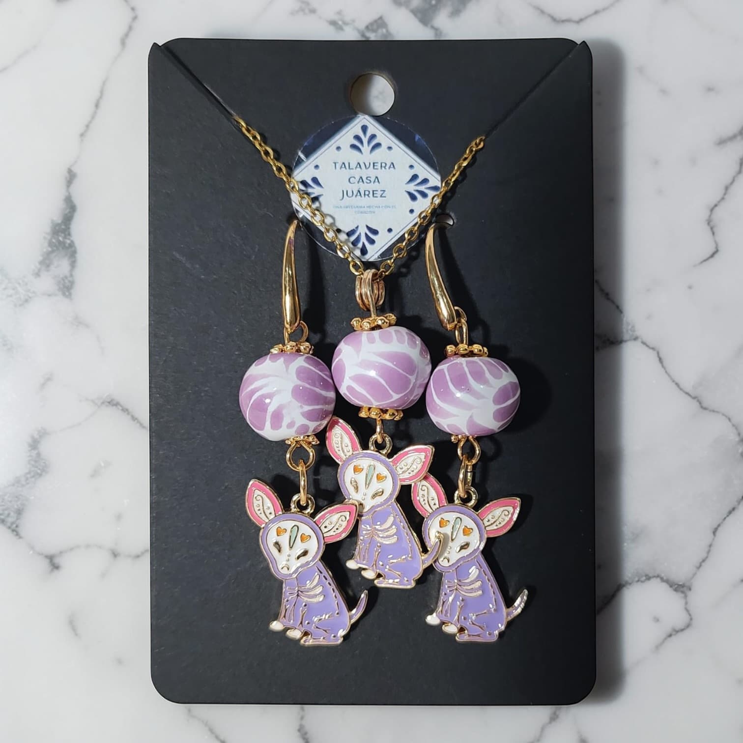 Collar y Aretes — Chihuahua